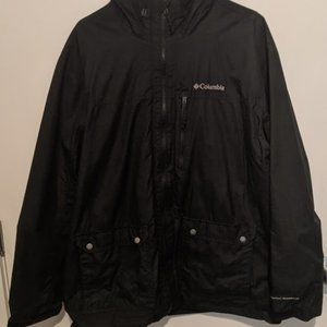 Columbia Men's Black Omni-Shield Rain Jacket